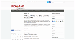 Desktop Screenshot of biggameliquors.com